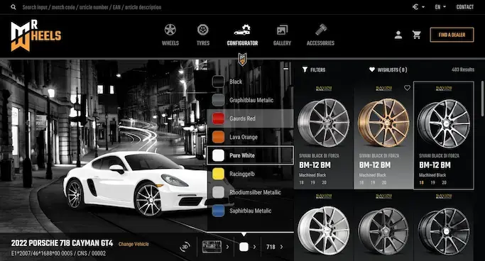 MrWheel Configurator & Shop | jfnetwork