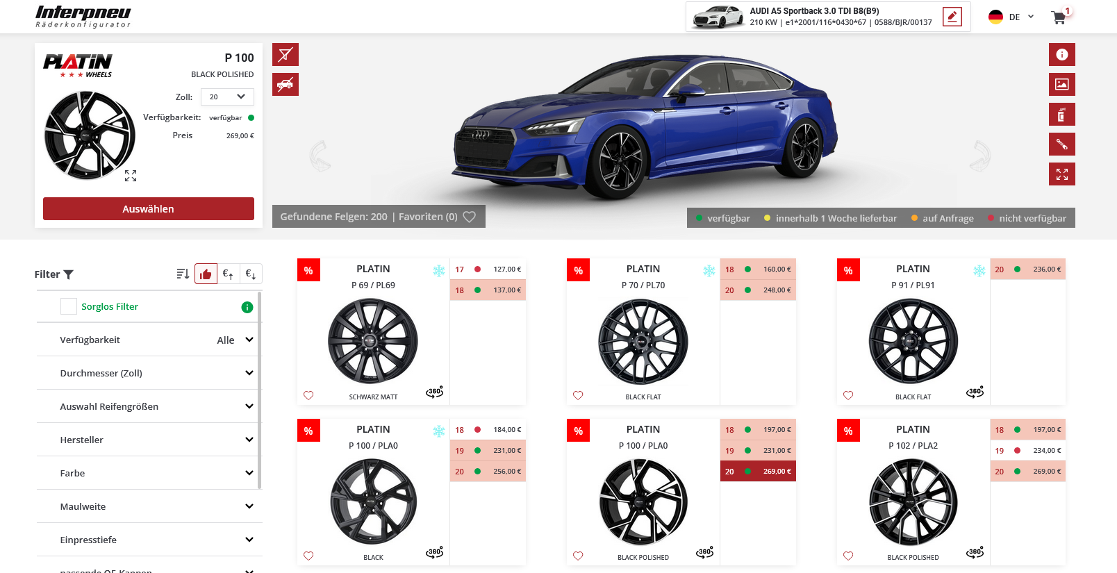 MrWheel Configurator & Shop | jfnetwork